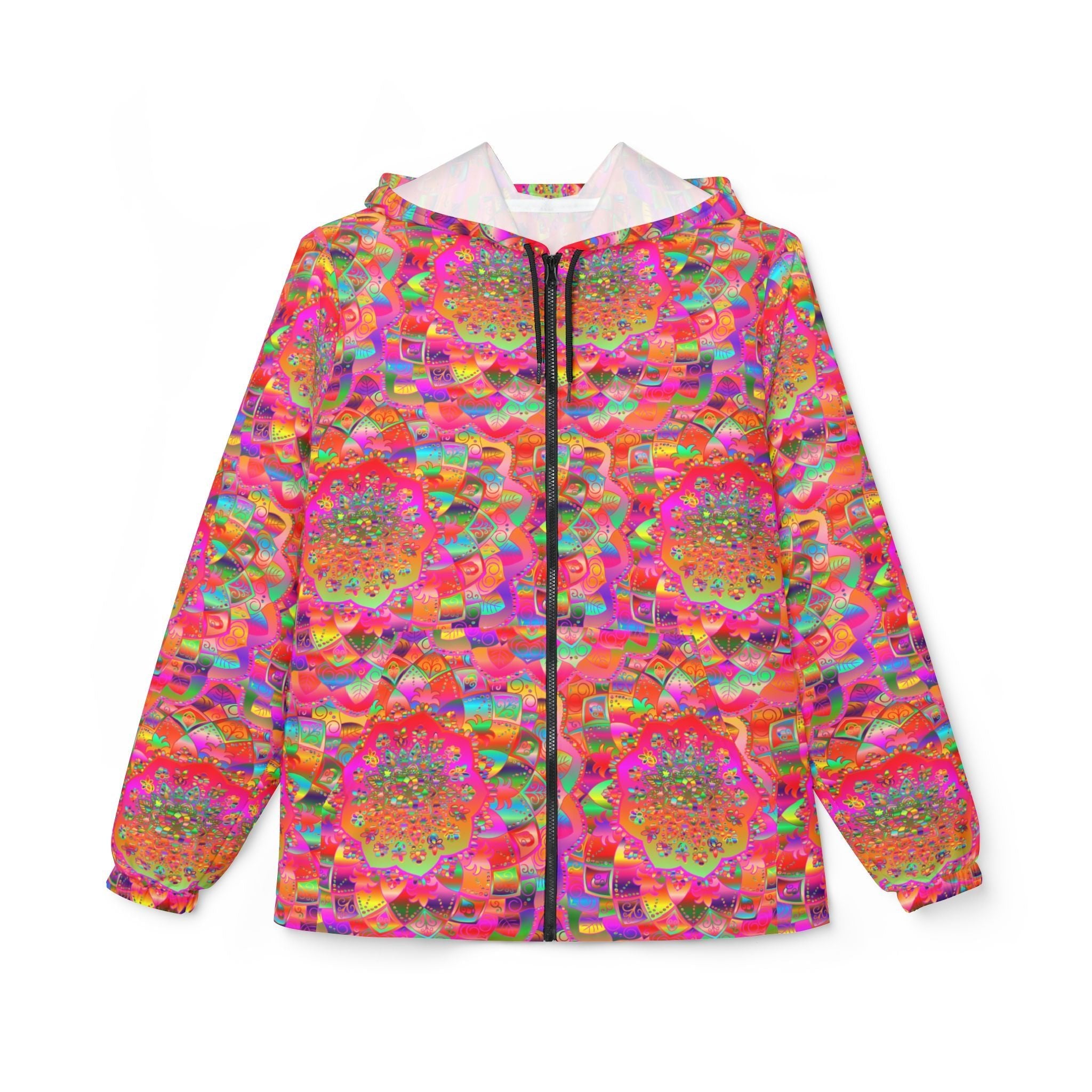 Windbreaker Jacket with Blululi Mandala Designs Outerwear - Blululi