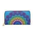 Zipper Wallet - Hand Drawn Mandala Art Accessories - Blululi