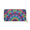 Zipper Wallet - Hand Drawn Psychedelic Mandala Art Accessories - Blululi