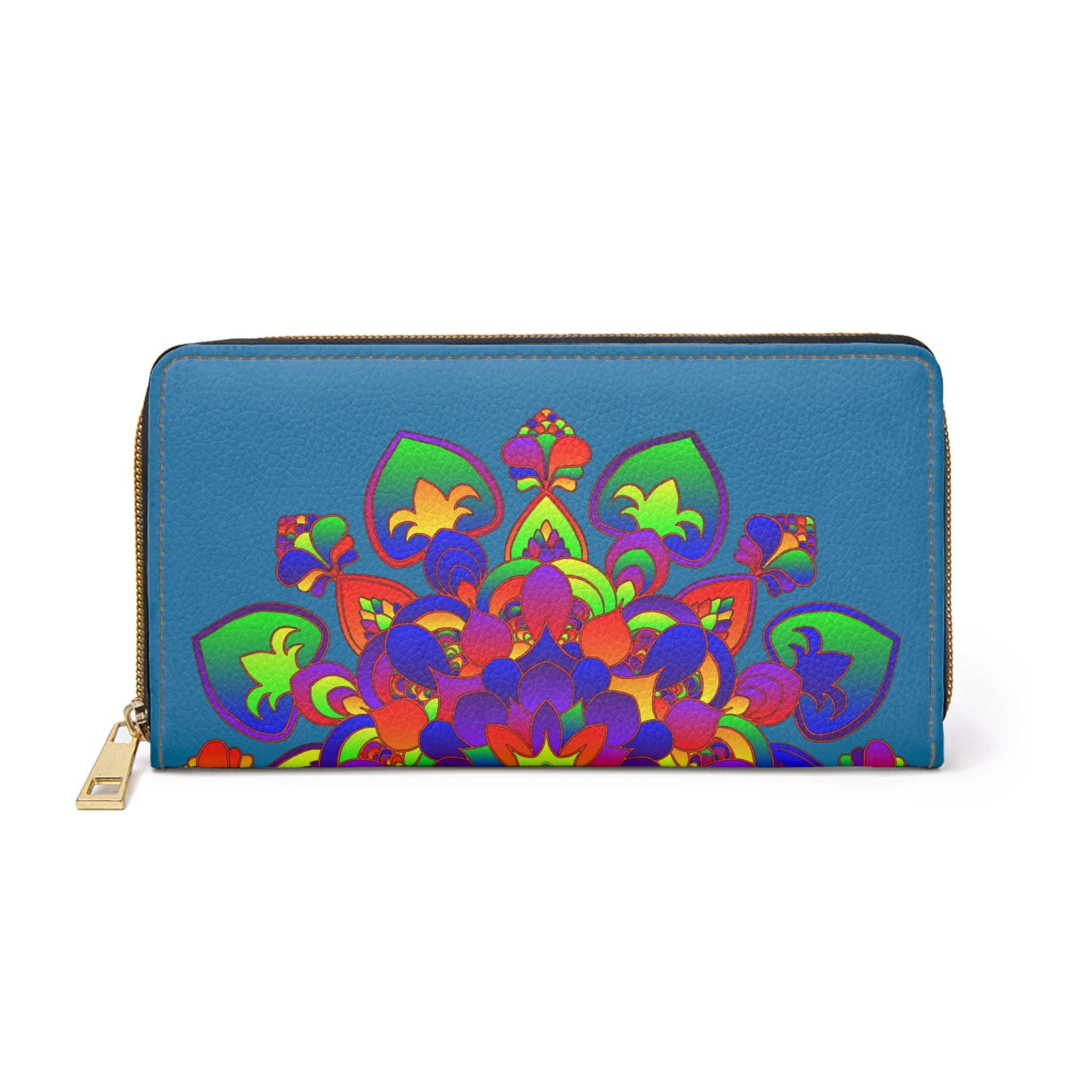 Zipper Wallet - Rainbow Mandala Art Accessories - Blululi